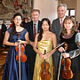 Myung Eun Lee (Preisträgerin 2006) - Prof. Alois Kottmann - Yeo Young Yoon (Preisträgerin 2006) - Prof. Dr. Felix Semmelroth (Kulturdezernent der Stadt Frankfurt am Main - Zsuzsanna Czentnár (Prämienträgerin 2006)